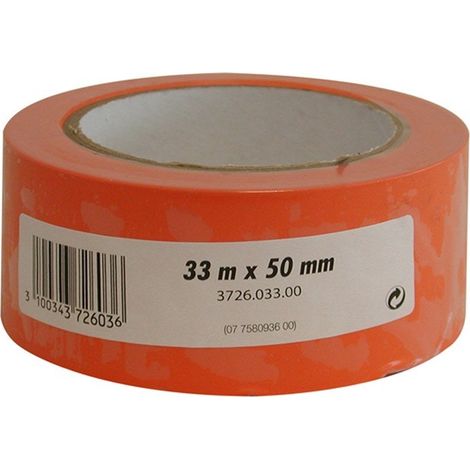 Adesivo per riparazioni, un lato L.33 mx W.50 mm arancione Sans marque