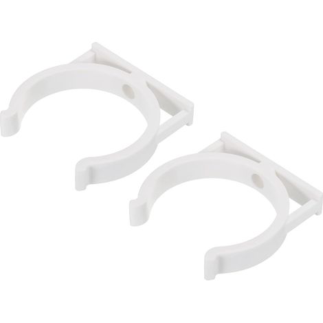Lot de 2 filtres à eau avec clip double pour filtre 78 x 90 mm, blanc (1/5)