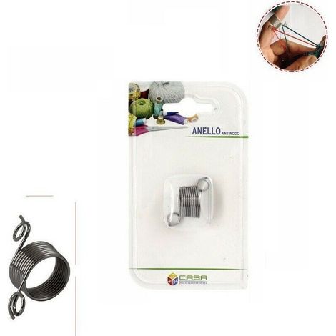 TrAdE Shop Traesio - Anello Antinodo Metallo Cucito Cucire Sarto Sartoria Accessorio -