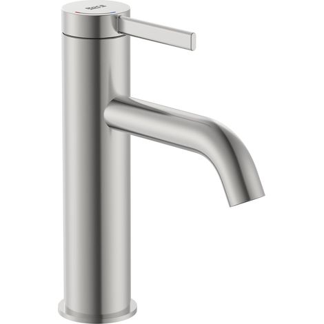 Grifo para lavabo con cuerpo liso Cold Start ONA - ROCA Color: Acero Inox (1/2)