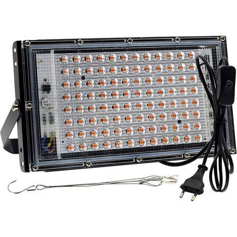 Lampe horticole LED 100W à spectre complet avec UV et infrarouge (1/4)