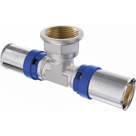Mexen PEX-P Pressfitting T-Stück, verpressbar PEX 25 x 1 IG x 25 - W97132-2510F25-00