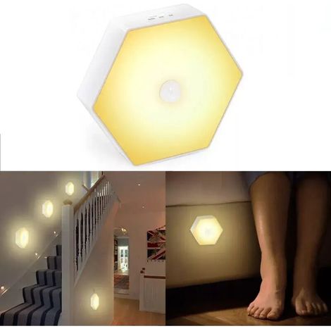 Lampe décorative LED en osier, avec détecteur de mouvement, pour la maison, les cafés, les bars et les espaces intérieurs.-AquaForge (1/5)