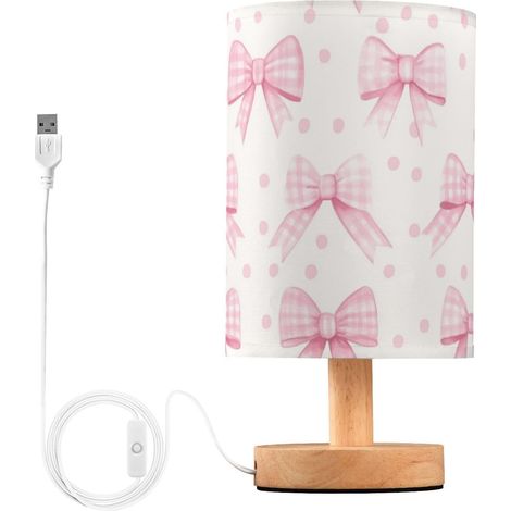 Kcldeci Lampe de chevet pour chambre à coucher, ferme, table (1/5)