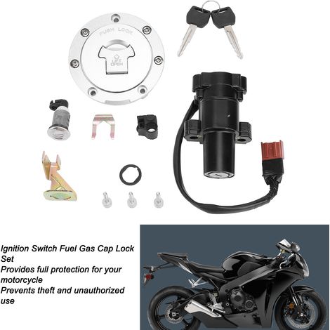 Zünd-, Sitz- und Tankschloss-Set für CBR1000RR 2008-2014 und CBR600RR 2007-2014 Motorräder - 2 identische Schlüssel (1/5)