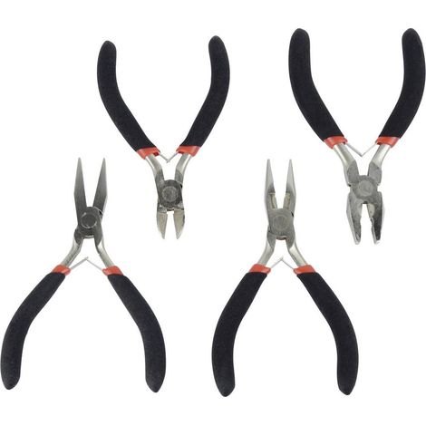 Jeu de pinces pour l'électronique 4 pcs Brüder Mannesmann M10840 W67315