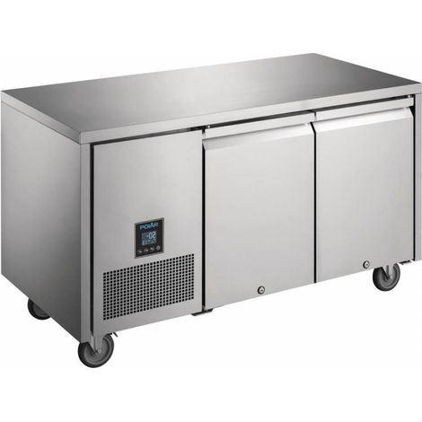 Table Réfrigérée Négative 2 Portes Premium Série U - 267L - Polar