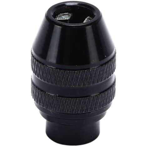 Mandrino senza chiave, 0,010,13in Mandrino per trapano senza chiave in lega di alluminio a 3 mascelle per Dremel 4000, 400, 3000, 398, 395, 300 (1/5)