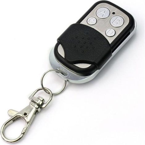 Set di 4 telecomandi universali per cancelli automatici, frequenza 433,92 MHz, codice fisso (il colore del prodotto potrebbe variare leggermente). (1/4)