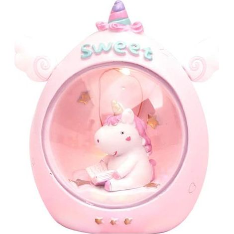 Niedliche Einhorn-Schreibtischlampe für ein Mädchenzimmer, Nachtlicht (Pink Unicorn Book Redding) (1/5)