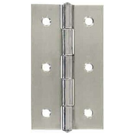 Bisagras de acero inoxidable 90x50 2 piezas - Vynex