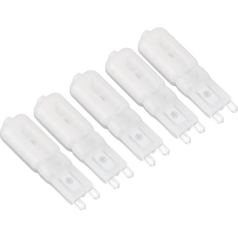 Ampoules LED G9, à intensité variable, rendu des couleurs élevé, boîtier blanc, 22 LED, pour éclairage de jardin, 220 V CA, lumière blanc chaud (1/5)