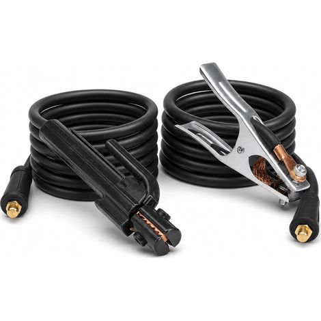 Kit cavi di saldatura con pinza e massa 1,8 m 1,2 m (1/5)