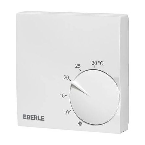 Eberle RTR-S 6721-6 termostato blanco extra plano