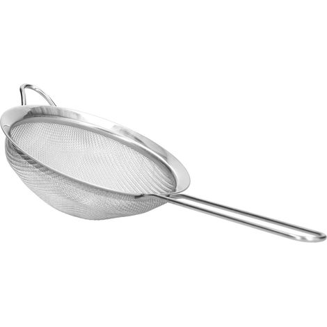 Edelstahl-Sieb, dickwandig, breites Ölsieb mit Griff, Küchenhelfer für den Haushalt, 14 cm breite Seite (1/5)