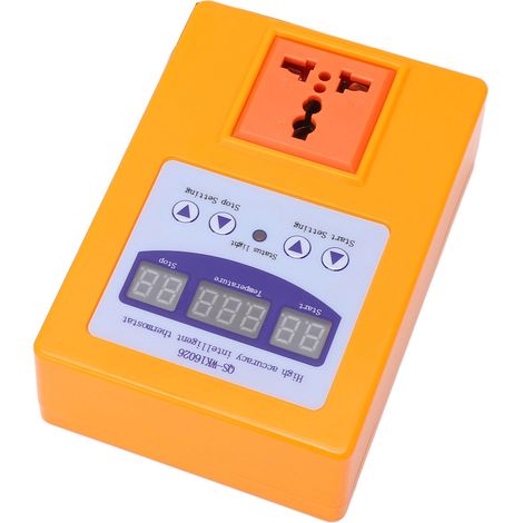 Thermostat Intelligent Numérique - Régulateur de Température Automatique 110-240V avec Prise Européenne (1/5)