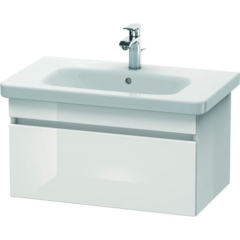 Support de lavabo DURASTYLE 448x730x398mm chêne noir / blanc mat (1/4)