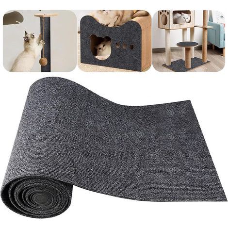 Cat Scratching Post 40x200 cm Adhesive Non-Woven Fabric Furniture Protector Sofa (1/5)