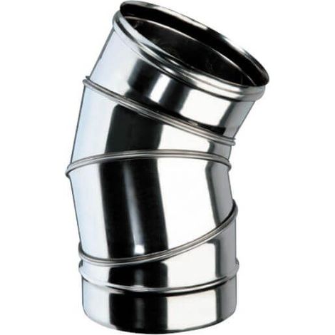 Coude réglable en acier inoxydable de 0 é 90 degrés 120 mm