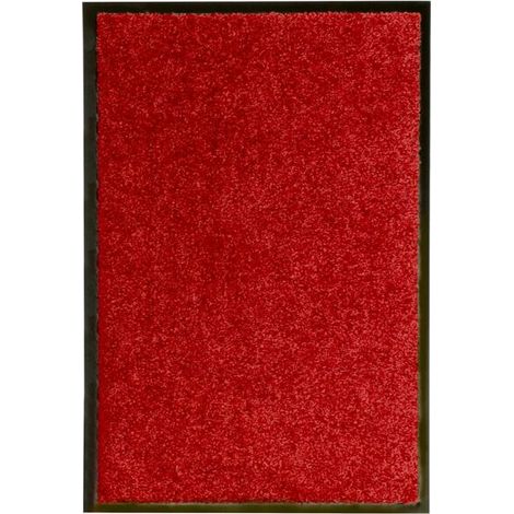 Paillasson lavable, rouge, 40 x 60 cm (1/5)