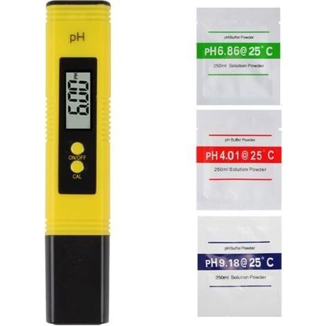 Ph Mètre Électronique Testeur Ph Mètre, avec Écran LCD, Plage de Testeur de Ph 0,00-14,00 Ph (1/5)