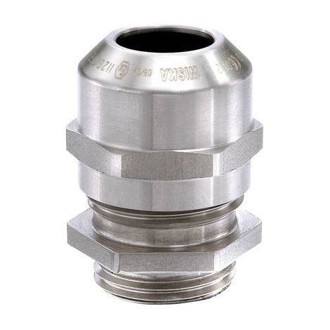 10069203 WISKA Presse-étoupe en acier inoxydable ATEX M25x1.5 avec joint torique Acier inoxydable (1.4305) II2DExtbIIICDb/II2GExebIICGb / II 2G (1,2) II 2D (21,22) - 1 Stück (1/2)