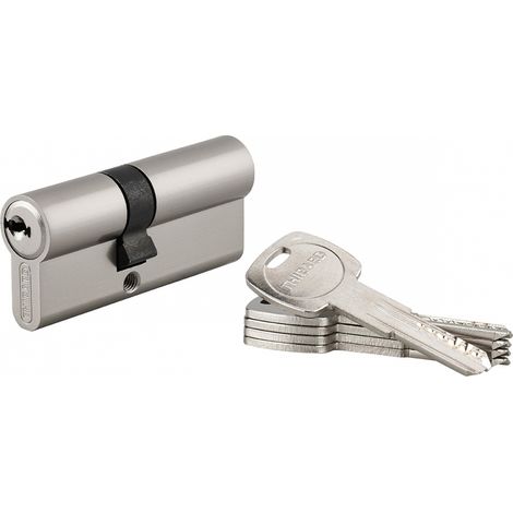 Cilindro europeo Trafic 6 30 x 40 mm, nichelato, anti-perforazione, anti-rottura, 5 chiavi – THIRARD (1/5)