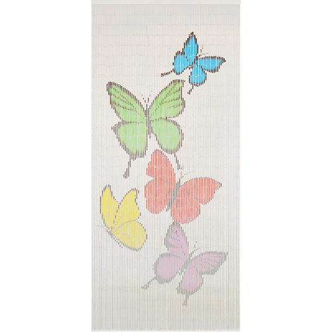 Insektenschutz Türvorhang Bambus 90 x 200 cm