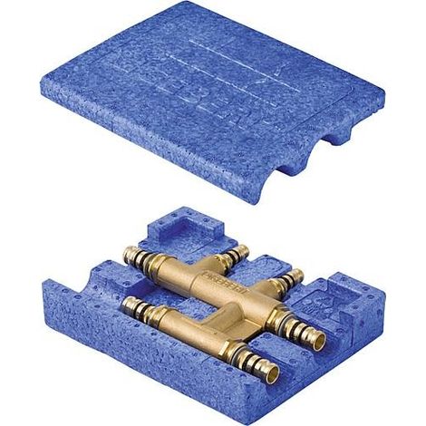 Geberit Mepla raccord en croix avec boîte d'isolation pour chauffage 26x20x26mm