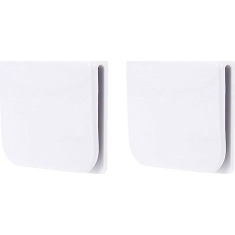 Lot de 2 clips solides et pratiques pour rideau de douche, fixation simple et résistante pour salle de bain (1/4)
