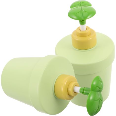 2 Reiseflaschen mit Pumpe für Toilettenartikel, Hautpflegeprodukte und Lotion. (1/5)