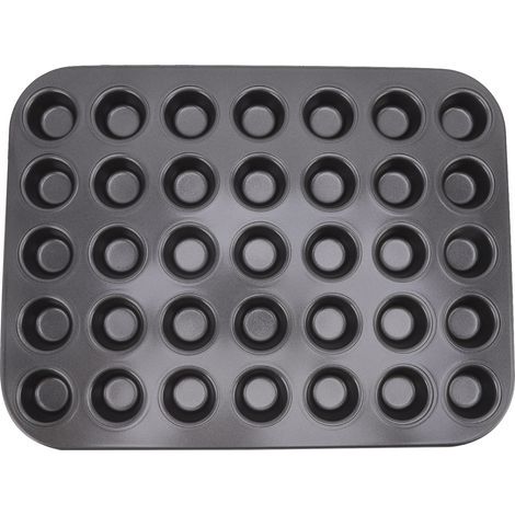 Generic Mini Muffin Pan, Non-Stick Mini Muffin Pans for 24 Cupcakes with Non-Stick Steel Surface for Baking Cakes (35 grids) (1/5)