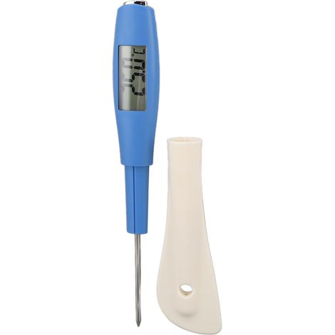 Spatule à bonbons avec thermomètre intégré, thermomètre de cuisson numérique précis en silicone de 160 mAh pour chocolat, confiture et viande (1/5)