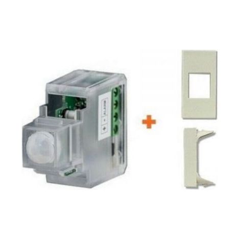 CSI Keystone sensore infrarossi 12V incasso filare compatibile Legrand Mosaic Bianca