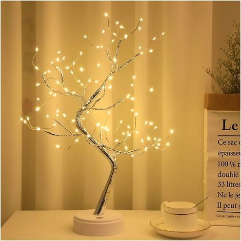 Green Mobility-Lumières de bonsaï pour la décoration de la chambre, lumières esthétiques pour le salon, veilleuses mignonnes pour la décoration intérieure, excellentes idées de cadeaux, maison (1/2)
