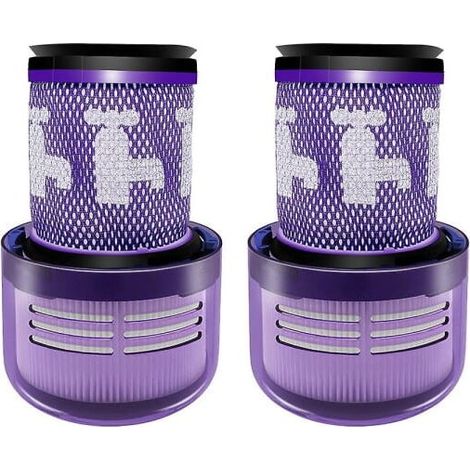 Lot de 2 Filtres de Rechange Lavables pour Aspirateur Sans Fil Dyson V12 Detect Slim (1/4)