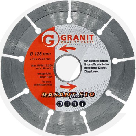 Disque à tronçonner, diamanté