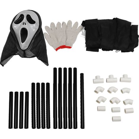 [LCS] Épouvantail fantôme pour fête d'Halloween, décoration unique à suspendre pour le jardin, épouvantail effrayant - 1.4 - (1/5)