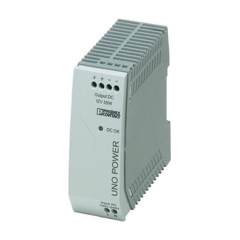 Phoenix Contact UNO PS 12 V DC 55 W fuente de alimentación para carril DIN