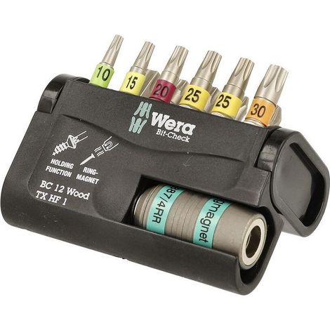 Wera Set Bit-Check 12 ensemble d'outils professionnel bois (1/4)