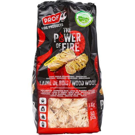 Accendifuoco in Paglia 80pz 1 Kg per Accensione Barbecue (1/3)