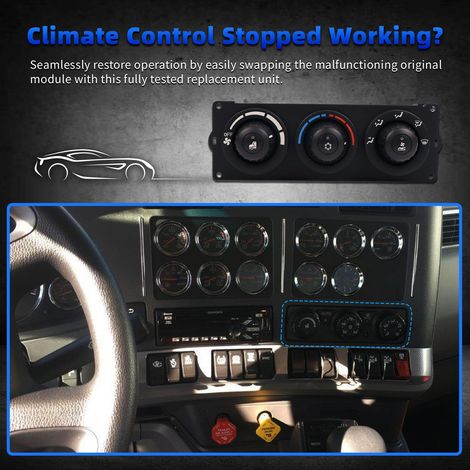 F21-1013-11-000 1013-11-000 Air Conditioner Panel Controller Switch for Kenworth (1/4)