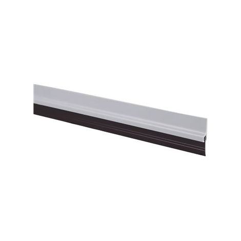 Burlete PVC con goma adhesivo 1M Plata (1/3)