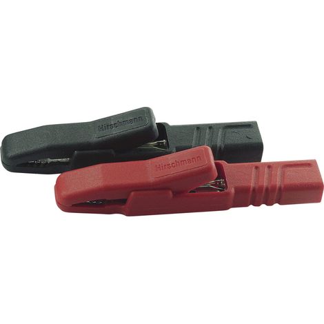 Hirschmann Test & Measurement AK 2 S Set Krokodilklemmen-Set Steckanschluss 4 mm Ohne Messkategorie