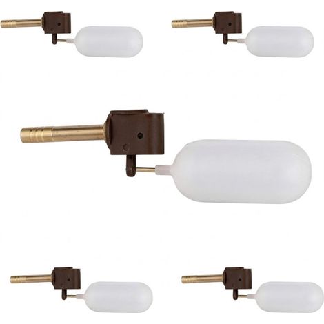 Pack 5 Válvula Flotador de Baja Presión 70 mm Válvulas para Bebederos de Animales Flotadores para Bebederos (1/5)