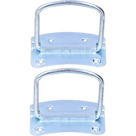 Lot 2 poignées ruche – acier inoxydable – épaissies – accessoire boîte ruche (1/5)