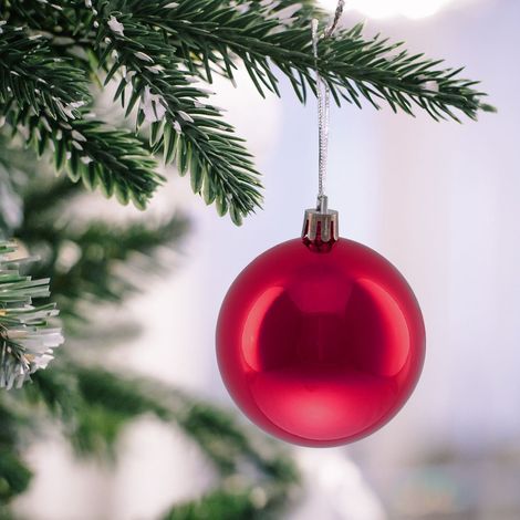 Christmas Tree Baubles Set, 100 Shiny Ornaments (1/5)