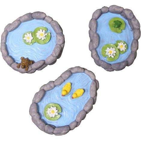 Décoration de piscine artificielle, micro-paysage, décoration de piscine avec animaux mignons, canard de dessin animé, mini-jardinage (1/5)