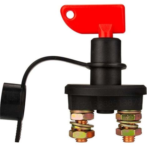12 V/24 V Batterieladegerät Kfz-Elektrik Trennschalter Trennschalter mit abziehbarem Schlüssel/Auto LKW/Boot