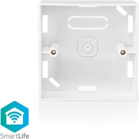 Nedis WIFIWB10WT caja trasera blanca de montaje en superficie